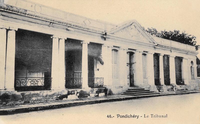 04-16 - Pondichery - tribunal - ancien batiment - 2